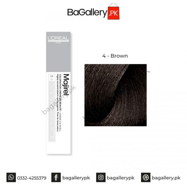 Loreal Professionel Majirel Hair Color 4 Brown 50ml