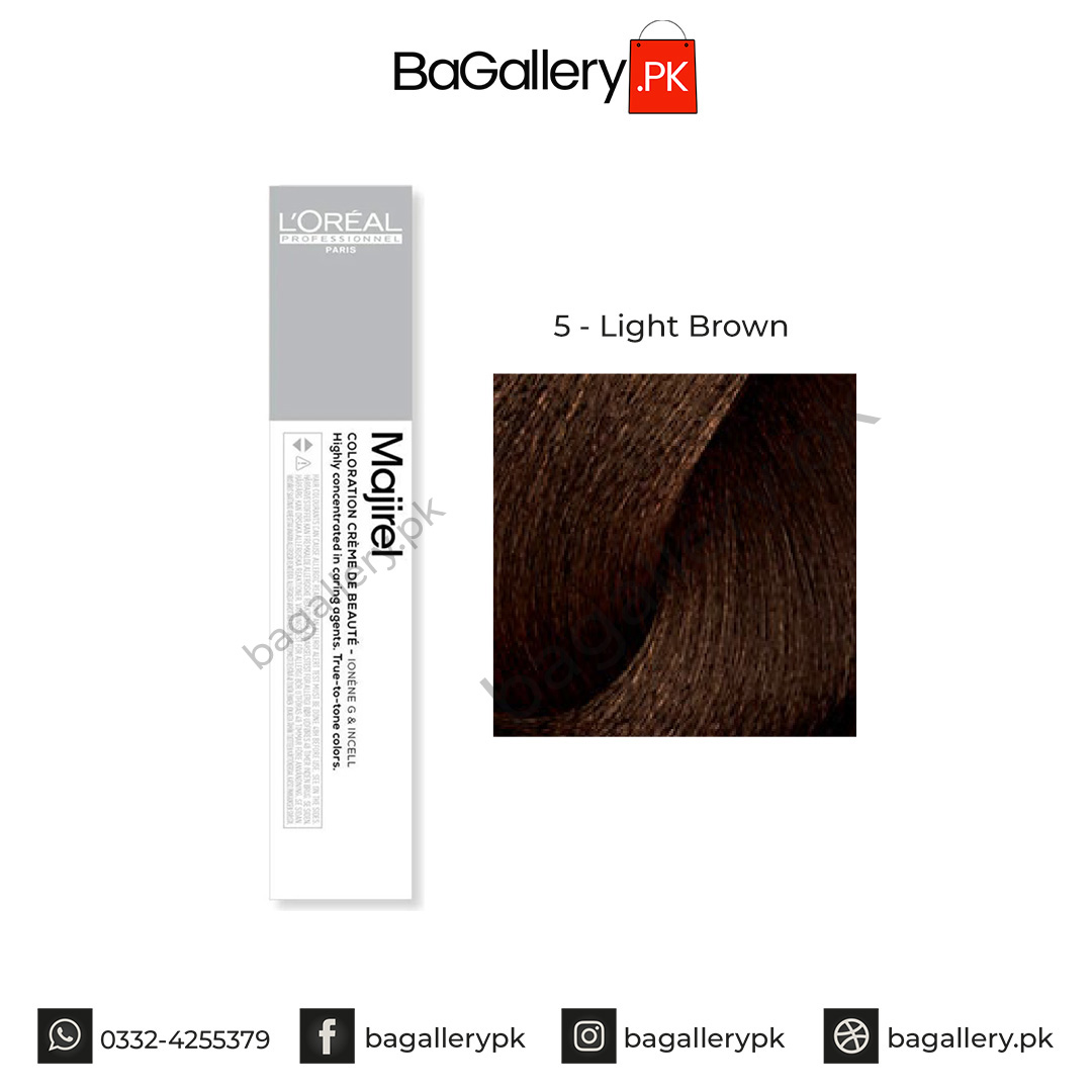Loreal Professionel Majirel Hair Color 5 Light Brown 50ml
