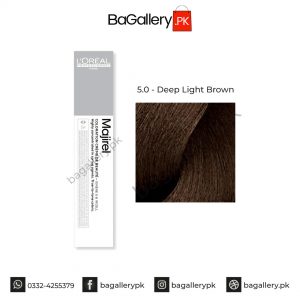Loreal Professionel Majirel Hair Color 5.0 Deep Light Brown 50ml
