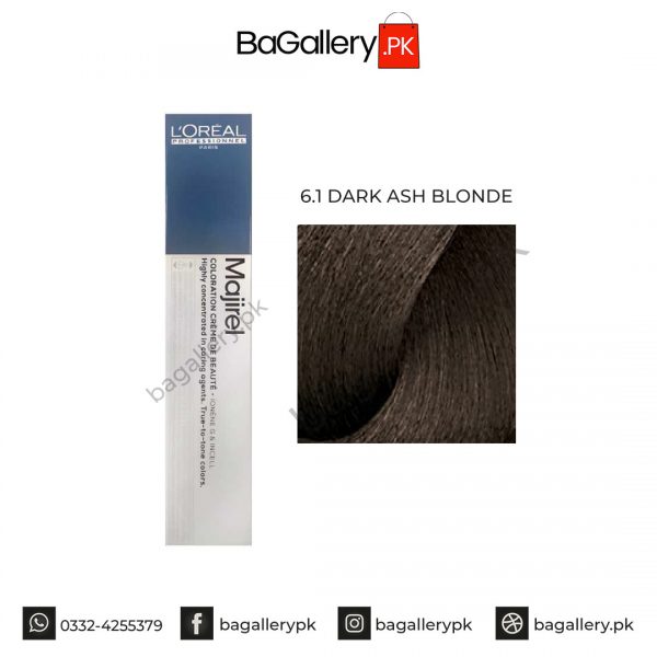 Loreal Professionel Majirel Hair Color 6.1 Dark Ash Blonde 50ml