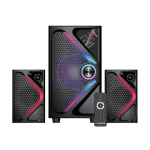 LUNAR – BLAST – 2.1 Speaker System With Bluetooth, USB & Remote Control
