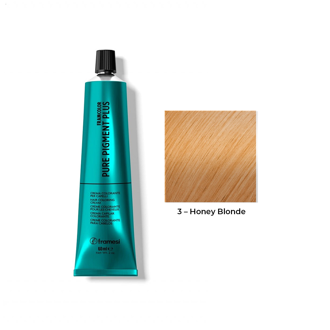Framesi Pure Pigment Plus Hair Color 3-Honey Blonde